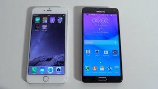 Samsung Galaxy Note 4 vs iPhone 6 Plus - Full Comparison