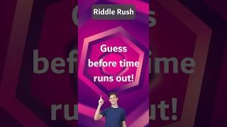 Riddle Rush  | Think Fast or Fail Fast!