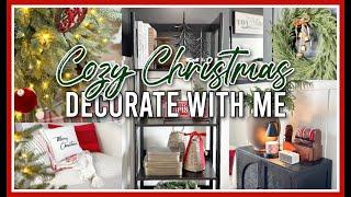 COZY CHRISTMAS DECORATE WITH ME 2024| HOME OFFICE CHRISTMAS DECOR IDEAS