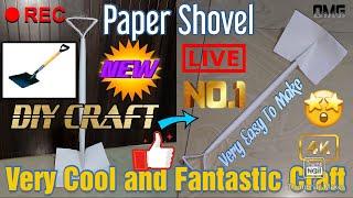 Paper Shovel (Origami and DIY Crafts from A4 Paper)