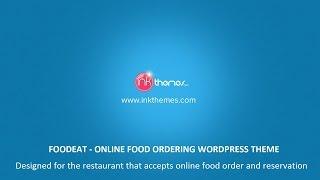 Online Food Ordering WordPress Theme