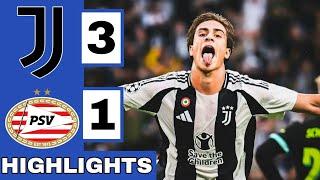 ️️Juventus vs PSV (3-1) Extended HIGHLIGHTS | UEFA Champions League