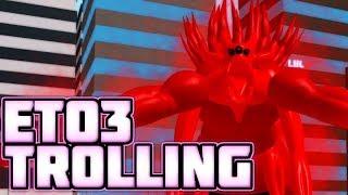 TROLLING PLAYERS WITH ETO OWL THIRD FORM IN RO-GHOUL!! | Roblox