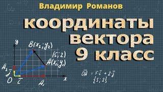 КООРДИНАТЫ ВЕКТОРА 9 класс геометрия Атанасян