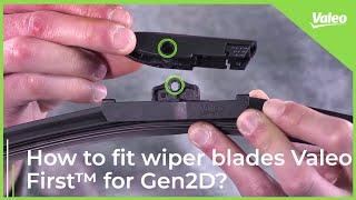 How to fit car wiper blades Valeo First™ for Gen2D? | Valeo Service