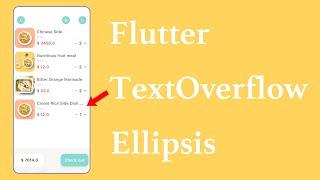 Flutter TextOverflow Ellipsis | Column & Expanded Widget