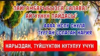 СОЛАТАН НАРИЯ/ ПАЙГАМБАРЫБЫЗГА САЛАВАТ АЙТУУНУН ПАЙДАЛАРЫ