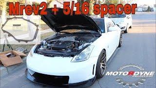 Motordyne Mrev 2 lower plenum and 5/16 spacer 350z install!