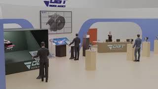 Virtual Tour. DGT Agency exhibition booth