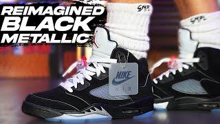 Air Jordan 5 Black Metallic Reimagined Review and On Foot