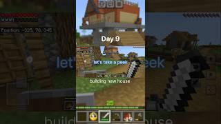 Day 9 consistently building new house in Minecraft #day9 #minecraft #gaming #ytshorts #shorts #game