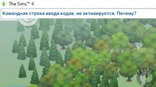 Вопросы по игре The Sims 4 Команднная строка ввода кодов не активируется Что делать?