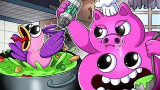 [ANIMATION] CHEF PIGSTER Cooks Opila Bird?! | Garten Of Banban 3 Animation Compilation | Slime Cat