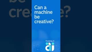 Can a machine be creative?