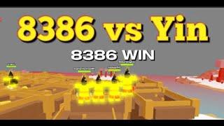 Booga Booga Clan War| 8386 vs Yin | 8386 Win |