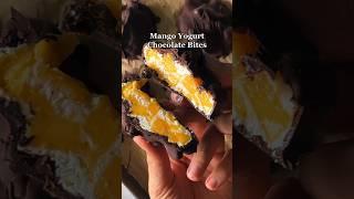 Try these mango yogurt chocolate bites  #easyrecipe #foodasmr #healthyfood #healthyrecipes