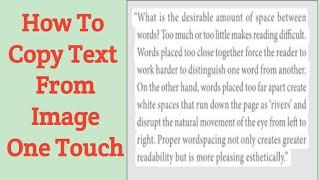 How to Copy Text From Image Easily