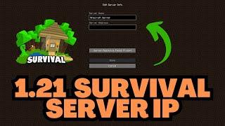 Minecraft 1.21 Survival Server IP Address