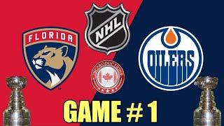 Edmonton Oilers vs Florida Panthers GAME ONE w/Superbman