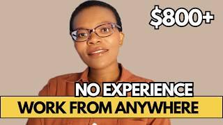 Make $800 With These 5 Secret Companies Hiring Worldwide | No Work Experience