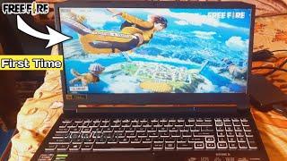 First Time Playing FreeFire In Laptop  || Acer Nitro 5 FreeFire