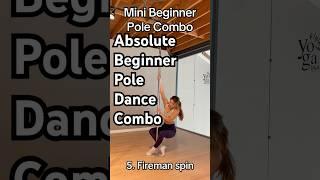 Absolute Beginner Pole Dance Choreo #beginnerpoledance #polesport #poledance #poleflow