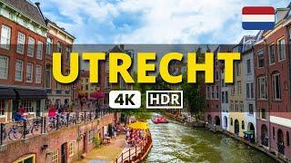  UTRECHT NETHERLANDS Walking Tour 4k 60fps UHD (Through the OLD TOWN and more...) 