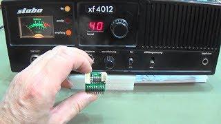 #194  CB radio gets a new PLL for more channels; frequency mod for Stabo