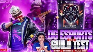 FREE FIRE LIVE GUILD TESTFF LIVE TEAM CODE GIVEAWAYFF LIVE CUSTOM GIVEAWAY#guildtest#fflive