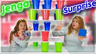 JENGA SURPRISE CHALLENGE ! JENGA FAMILY CHALLENGE !