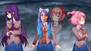 ИГРА ПРОТИВ САЁРИ?  Doki doki literature club: RainClouds #3