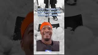 Happy for Snow... just soooo happy lol #funny #memes #snow #trend