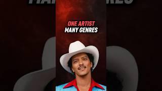 One artist, many genres | Bruno Mars  Which genre did I forgot?