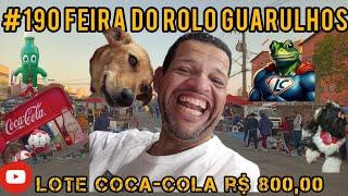 #190 Feira do Rolo Guarulhos Caçada Gamer Lote Coca-Cola R$ 800,00 Será que deu bom???