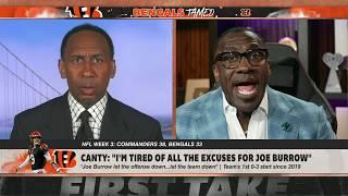 Joe Burrow DEBATE  Stephen A. & Swagu think Shannon Sharpe has LOST HIS MIND!  | First Take