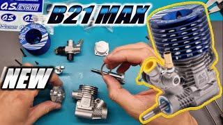 The New 2024 O.S. B21 MAX .21 Nitro Engine