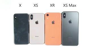 iPhone X vs Xs vs XR vs Xs Max - SPEED TEST! 