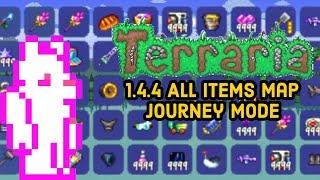 Terraria UPDATED 1.4.4 Builders Workshop Journey Mode (All Items Map) #terraria