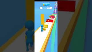 #blackparle IOS Gaming || stairs race 3D Game || #iosgaming #ios #stairsrace3D #shorts #share #sub