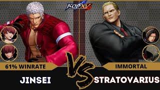 KOF XV️JINSEI (Chris/O.Yashiro/O.Chris) vs STRATOVARIUS (Duo Lon/Kukri/Geese)️Replay Match - 02/25