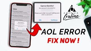 AOL Mail Error On iPhone NEW Fix - Cannot Get Mail AOL