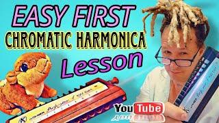 Play Chromatic TODAY! Your First Easy Chromatic Harmonica Lesson (Blues)