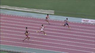 男子 100m 予選 4組 第101回日本陸上競技選手権大会