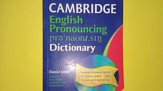 English Pronunciation Dictionary | Cambridge Book Review | Learn English