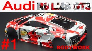 1/24 Audi R8 LMS GT3 AAPE Hong Kong. 2015 Macau FIA GT. Bodywork. NuNu 24028 #1