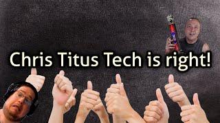 Chris Titus Tech is right!