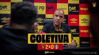 COLETIVA DO TÉCNICO PEPA (SPORT 2 X 0 SANTA CRUZ)