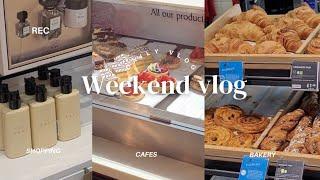 WEEKEND VLOG, ️ Aesthetics, bakery, coffee, desserts, shopping, more! ️️