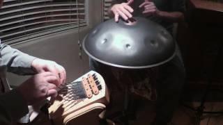 Array mbira "Mini" and handpan