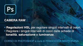 Photoshop 2020 - Tutorial 25: Camera Raw | Regolazioni HSL